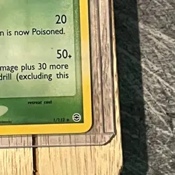 Beedrill 1/112 P Holo Rare Pokemon Card EX Fire Red Leaf Green 1/112 MP - Image 3