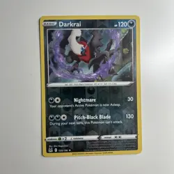 Pokemon Card Darkrai Lost Origin Reverse Holo Rare 120/196 NM - Image 1