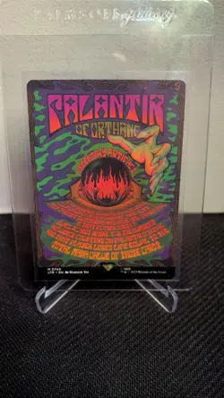 MTG Lord of the rings Palantir Of Orthanc Poster Art Borderless Non Foil Mythic - Image 1