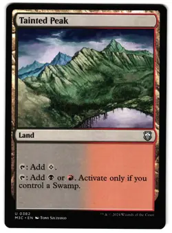 Tainted Peak 382 - NM - Commander: Modern Horizons 3 Normal U - Image 1