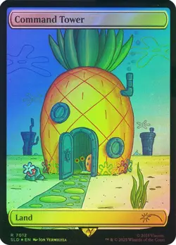 Magic The Gathering MTG COMMAND TOWER FOIL Secret Lair NM - Image 1