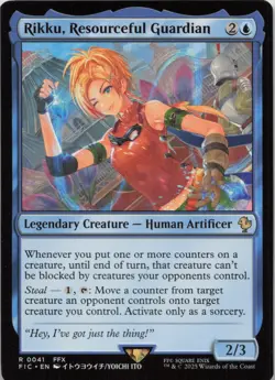 Rikku, Resourceful Guardian R Commander: FINAL FANTASY 41 NM MTG - Image 1