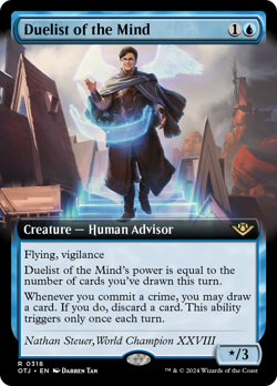 Duelist of the Mind (Extended Art) [Outlaws of Thunder Junction] - Image 1