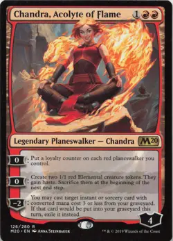Chandra, Acolyte of Flame R Core Set 2020 126 - LP MTG - Image 1