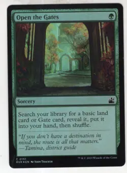 MTG Ravnica Remastered Foil Card #151 Open the Gates - Image 1