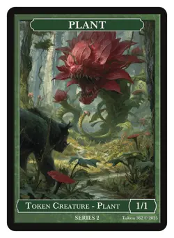 Plant Token Givememana Tokens Series 2 Magic the Gathering MTG - Image 1