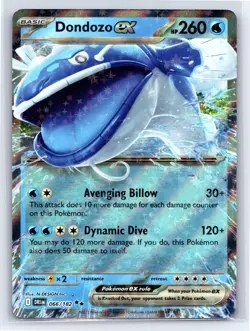 Pokemon TCG - Destined Rivals - Dondozo ex Double Rare Holo 066/182 - Image 1