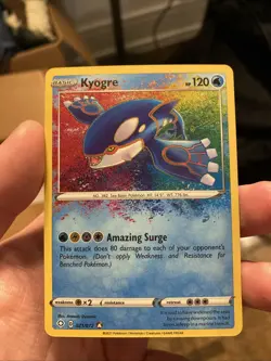 Kyogre 21/72 Pokemon TCG Sword & Shield Shining Fates Amazing Rare NM - Image 1