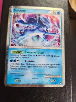 Pokemon TCG Suicune Call Of Legends SL11 Shiny Holofoil 2011 LP - Image 1