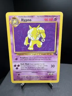 Pokemon TCG WOTC Fossil Hypno 23/62 Regular Non Holo Rare Unlimited LP! - Image 1