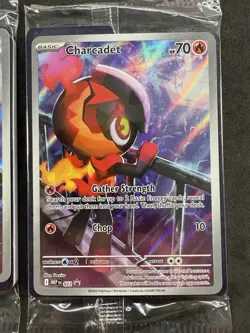 Pokemon TCG: Charcadet 022 - Black Star Promo - IR - Phantasmal Flames SEALED X3 - Image 4