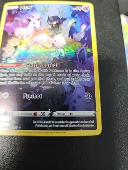 Mew GG10/GG70 Pokemon TCG Crown Zenith: Galarian Gallery Holo Full Art NM - Image 5