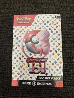 Pokemon TCG Scarlet and Violet 151 Booster Bundle 6 Packs Set SEALED 290-85321 820650853210 - Image 1