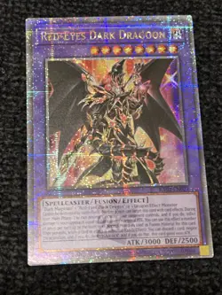 RED-EYES DARK DRAGOON QUARTER CENTURY SECRET RARE RA02-EN021 YUGIOH! - Image 1