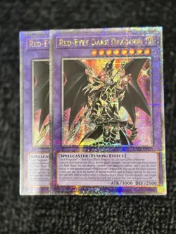 RED-EYES DARK DRAGOON QUARTER CENTURY SECRET RARE RA02-EN021 YUGIOH! - Image 2