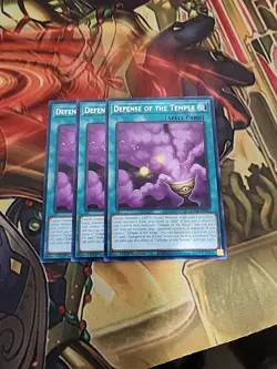 3X Defense of the Temple - MZTM-EN007 - Rare - 1st Ed NM Yugioh - Image 1