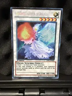 YuGiOh! Armades, Keeper of Boundaries Secret Rare 1st Edition JOTL-EN045 - Image 1