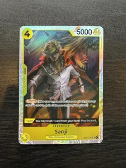 Sanji OP04-104 SR Kingdoms of Intrigue One Piece Card Game TCG English - Image 1