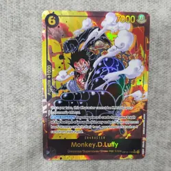 Monkey.D.Luffy OP10-118 SEC Bandai One Piece Card Game - Image 1