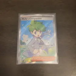 Pokemon TCG Trainer Card Wally’s Compassion 176/132 Mega Evolution NM Free Ship - Image 1