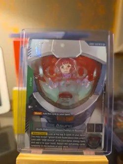 Gundam card Game GD02-088 Flit Asuno R+ In Hand - Image 1