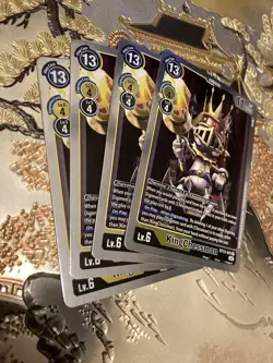 Digimon Card Game Playset KingChessmon BT13-045 Rare Versus Royal Knights - Image 1