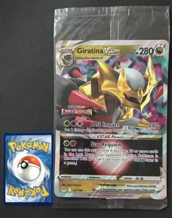 Giratina VSTAR JUMBO 131/196 Lost Origin GAME UK PROMO Stamped Oversized Card - Image 1