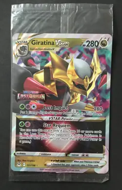 Giratina VSTAR JUMBO 131/196 Lost Origin GAME UK PROMO Stamped Oversized Card - Image 2
