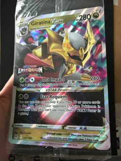 Giratina VSTAR JUMBO 131/196 Lost Origin GAME UK PROMO Stamped Oversized Card - Image 4