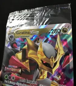 Giratina VSTAR JUMBO 131/196 Lost Origin GAME UK PROMO Stamped Oversized Card - Image 5