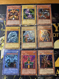 Vintage Yugioh Card Holo Collection 9 Cards #11 Prismatic Secret Promos DDS PCK - Image 1