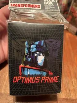 Ultra Pro Deck Box With Binder Featuring Optimus Prime! Holds 100 Sleeved Cards - Image 1