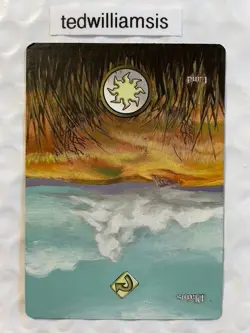 Plains MtG (UGL) Unglued Altered Full Art Extended & Borderless - Image 2