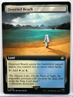 Deserted Beach (Extended Art) Doctor Who, Magic the Gathering MTG, Regular (488) - Image 1
