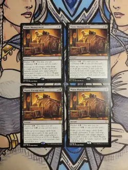 4x Waste Management - NM/M NCC MTG Magic the Gathering - Image 1