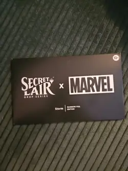 Magic the Gathering Secret Lair X Marvel STORM Rainbow FOIL Edition Sealed - Image 1
