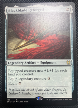 Blackblade Reforged Commander: Zendikar Rising Regular - NM - Image 1