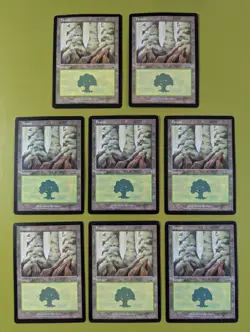 8 Forest (350) Mercadian Masques Magic the Gathering MTG 8 - Image 1