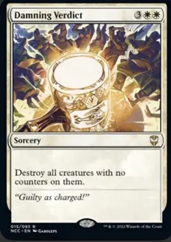 Damning Verdict Commander: Streets of New Capenna Regular - Image 1