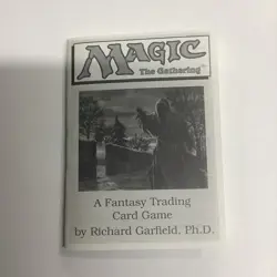 MTG Unlimited Rule book Original Magic The Gathering Play Guide Rules - Image 1