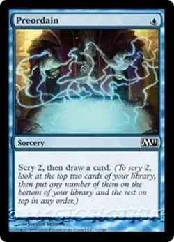 PREORDAIN M11 Magic 2011 MTG Blue Sorcery Com - Image 1
