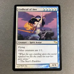 MTG Godhead of Awe Shadowmoor Regular Magic The Gathering - Image 1