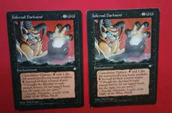 Magic the Gathering MTG Ice Age INFERNAL DARKNESS LP/EX & MP 1995 Nice! - Image 1