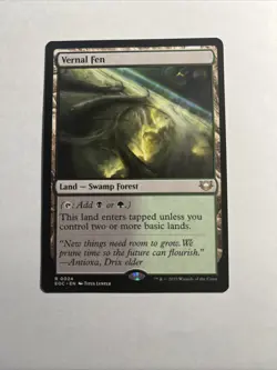 Vernal Fen - Commander: Edge of Eternities MTG Plus Bonus Rare!!! - Image 1