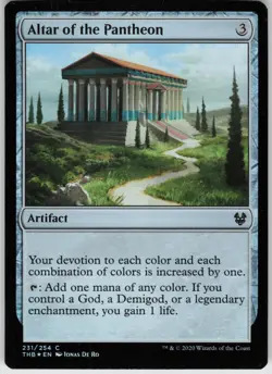 Foil Altar of the Pantheon 231 Theros Beyond Death C - Image 1