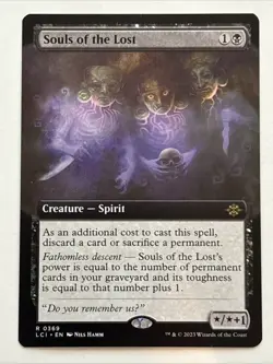 MTG The Lost Caverns of Ixalan Souls of the Lost Extended Art 0369 NM Rare - Image 1