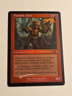 Pashalik Mons X1 FOIL (Retro Frame) DMR MTG Dominaria Remastered - Image 1