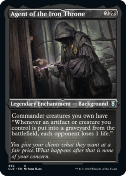 1 x Agent of the Iron Throne - Foil Etched - Commander Legends: Battle for Baldu - Image 1