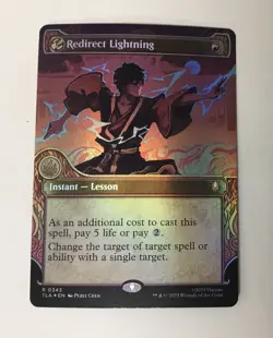 Redirect Lightning (Showcase) Avatar: The Last Airbender Foil - Image 1