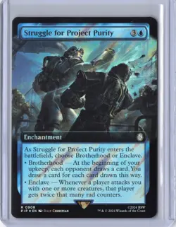 Struggle for Project Purity (Extended Art) (Surge Foil) Fallout NM #908 PIP - Image 1